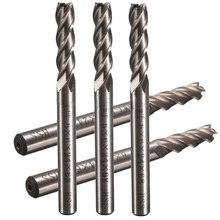 Fresa de corte cnc extra longa 6mm 4 flautas hss & alumínio 2024 - compre barato