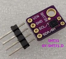 GY-SHT31-D, módulo de Sensor Digital de temperatura y humedad 100 RH I2C para placa Arduino 2024 - compra barato