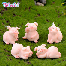 1pc Cute Pig Brother Figures Dating Model Miniature Figurines Couple Fairy home Garden Wedding Doll Decoration Girl toy gift 2024 - buy cheap