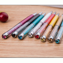 50 pçs kawaii esferográfica de cristal caneta moda diamante cristal metal novidade canetas para a escola escritório escrita estacionária suprimentos a granel 2024 - compre barato