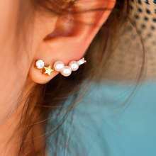 MAA-OE Fashion Bohemia Vintage Crystal Star Artificial Beads Earrings For Women 2019 Hanging Dangle Drop Earring Modern Jewelry 2024 - buy cheap