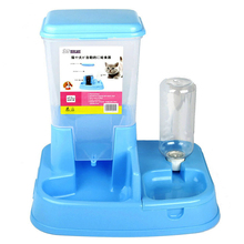 New Two In One Automatic Pet Food Feeder Bowl  Automatic Drinking  Bowl  Pet Feeder Dog Food Dispenser Water Dispenser 2024 - buy cheap