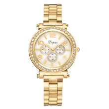Lvpai брендовые роскошные женские часы из сплава розового золота, кварцевые наручные часы, часы kol saati relogio feminino, подарок для женщин 2024 - купить недорого