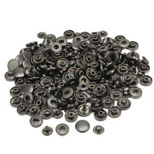 50 Pcs 13mm Vintage Black Metal Snap Press Fasteners Poppers Sewing Buttons Studs Leather Craft Clothes Bags Accessory 2024 - buy cheap