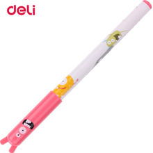 Deli Black Gel Pen High quality 12PCS/pack gel cute korean Office & School Supplies Pens Writing Supplies cheap Gel Pens girls 2024 - buy cheap