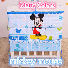 Promotion! Cartoon 62*52cm  baby bed hanging storage bag newborn crib organizer cot pocket free shipping 2024 - buy cheap