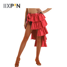 Iixpin-fantasia de dança latina feminina, traje profissional para dança, brilho, fantasia, vestido feminino, vestido de dança latina, tamanhos variados 2024 - compre barato