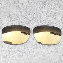 E.o.s lentes de substituição, com polarização melhorada para óculos de sol oakley jupiter squared, espelhado em bronze dourado 2024 - compre barato