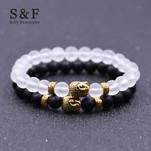 Buddha Bracelet Beads Bracelets For Women Pulseira Masculina Men Jewelry Feminina Bileklik Elastic Braclet Bijoux Jonc Wristband 2024 - buy cheap