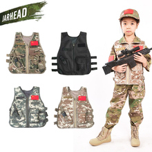Children Tactical Vest Outdoor Performance Clothing Camouflage  Vest Kids Hunting Cosplay Fishing CS Game Vest S/M/L/XL 2024 - buy cheap