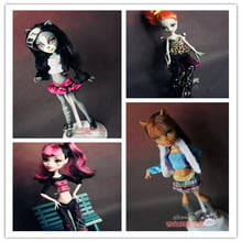 Модная одежда Monster Fashion, Оригинальная одежда высокого качества, платья, аксессуары для кукол Monster High, вечерние, 20 шт./лот 2024 - купить недорого
