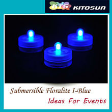 Unique Design Factory Sale 120pcs Blue color Wedding Centerpiece Underwater Submersible Single Battery Operated Mini LED Lights 2024 - buy cheap