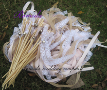 80pcs/lot Jute wedding wands,barlap wedding sticks For Wedding Decoration 2024 - buy cheap