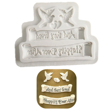 'happily ever after' Pigeon Fondant Cake Silicone Mold Chocolate Candy Molds Cookies Pastry Biscuits Mould DIY Cake Baking Tools 2024 - buy cheap