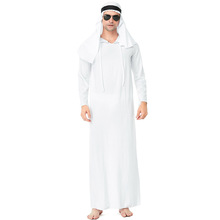 In the Middle East Arab Prince King Clothes Dubai Emirates Robes Cosplay Halloween Costumes for Man Long Gown 2024 - buy cheap