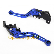 For Yamaha Majesty 400 2009 - 2014 Short CNC Clutch Brake Levers Blue 2010 2011 2012 2013 YP400 2024 - buy cheap