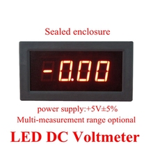 0.56"Red LED display DC voltage meter voltmeter high accuracy meter can test positive and negative voltage 5V power supply 2024 - buy cheap
