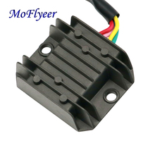 MoFlyeer-rectificador regulador de voltaje para motocicleta, 4 pines, GY6, 150-250cc, ATV, Quad, ciclomotor, Scooter, Buggy 2024 - compra barato