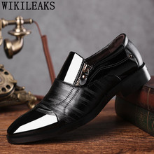 Мужские туфли оксфорды, черные формальные свадебные туфли, кожаные дизайнерские классические туфли с острым носком, 2022 2024 - купить недорого