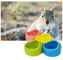 1PC Lovely Hamster Ceramic Food Water Snack Feeder for Little pets squirrel Guinea pig Chinchilla ferret rabbit Bowl OK 0842 2024 - buy cheap