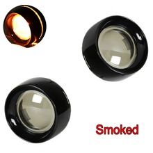 Gloss Black Aluminum Trim Ring Visor&Smoked Turn Signal Lens For Harley Dyna Sportster XL883 1200 Models 2024 - buy cheap