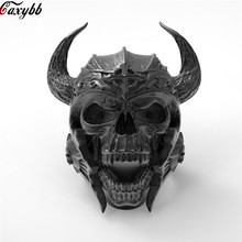 Anillo de calavera de acero inoxidable para hombre, casco templario, anillo de Guerrero, talla estadounidense 8-13, envío directo 2024 - compra barato