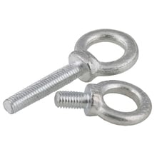 Parafusos de elevação brancos galvanizados, anel de parafuso com 25mm a 50mm, m14 m16 m18 m20 2024 - compre barato