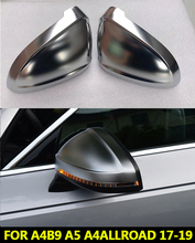 Tapas de espejo lateral para Audi, cubiertas de espejo de ala compatibles con Audi, Plata Mate, cromo, A4L para Audi, A5, B9, allroad Quattro S4, S5, 2017, 2018, 2019 2024 - compra barato