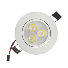 5pcs/lot 2015 best led Dimmable 9W Led Fixture Ceiling Downlight 85-265V Led Down Light warm white 3000K CE ROHS 2024 - buy cheap