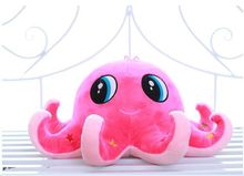 Большая Милая креативная розовая игрушка-осьминог, милая плюшевая фотография, подарок на день рождения, около 60 см 2024 - купить недорого