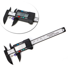 2018 100mm LCD Digital Electronic Carbon Fiber Vernier Caliper Gauge Micrometer Measuring  Stone Bead Gem Jewelry Tool 2024 - buy cheap