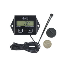 LCD Display Digital Engine Tach Hour Meter Tachometer Gauge Engine Inductive For Motorcycle Motor Marine Chainsaw Pit Bike Boat 2024 - buy cheap