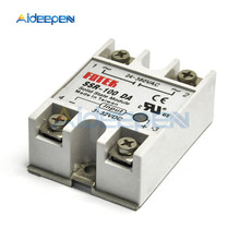 Relé de estado sólido SSR-60DA SSR-75DA, 60A, 75A, 100A, en realidad, 3-32V de CC a 24-380V de CA, SSR, 60DA, 75DA, 100DA 2024 - compra barato