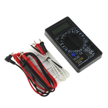 Voltímetro digital dt838, medidor de temperatura, resistência de corrente, amperímetro acdc, sonda de chumbo para teste, multiteste 2024 - compre barato