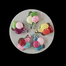 Minsunbak-Molde de silicona con forma de globo para pastel, herramienta decoración azúcar fondant, molde para pasta de goma 2024 - compra barato