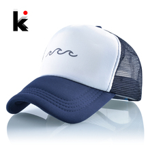 Trucker Hat For Men Women Summer Breathable Mesh Baseball Caps Unisex Snapback Hip Hop Bones Fashion Streetwear baseball Hats 2024 - buy cheap