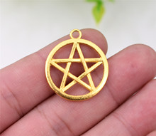 10pcs/lot  28x24mm Gold Color Plated Star Charms Pendant DIY Handmade Jewelry Accessories 2024 - buy cheap