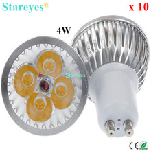 Bombilla LED regulable de 4W, 3W, GU10, E27, B22, E14, GU5.3, MR16 (12V), foco led, 10 Uds. 2024 - compra barato