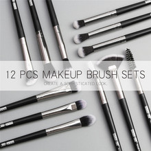 MAANGE Pro Makeup Brushes Set 12 pcs/lot Eye Shadow Blending Eyeliner Eyelash Eyebrow Brushes For Makeup #297567 2024 - buy cheap