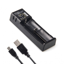 Q1 3,7 V 18650 зарядное устройство литий-ионный аккумулятор USB независимой зарядкой портативная электронная сигарета 14500 18350 16340 батарея зарядное устройство 2024 - купить недорого