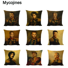 Army Generals Cushion Covers Famous Star Pillow Cover US Home Decor Pillow Case Living Room Decoration Car Seat Pillowcase 2024 - buy cheap