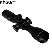 Kingopt free shipping 4-14X44 Outdoor Hunting optics Riflescope illuminated Tactical Optical Sight With Lock Turret 2024 - buy cheap