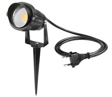 Bombilla COB lámpara LED para jardín, iluminación exterior, camino con enchufe, impermeable, 5W, 10 unidades/lote 2024 - compra barato