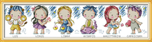 Constellation baby cross stitch kit cartoon 14ct 11ct count print canvas stitching embroidery DIY handmade needlework 2024 - buy cheap