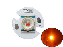 1W 3W Cree XR-E XRE Orange 610nm - 620nm High Power LED Light 16mm For DIY Torch/Flash Light Lamp/Bulb 2024 - купить недорого