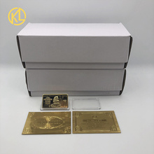 100pcs Zimbabwe $ 100 Trillion Dollar Gold Clad &Bullion Bar Reserve Bank of Zimbabwe Coin for Collection Decoration 2024 - buy cheap