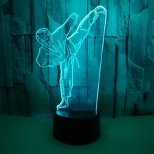 Colorful Touch Remote Control 3d Night Lights. Novelty Luminaria Led 3d Light Fixtures Christmas decorations gift for baby room 2024 - buy cheap