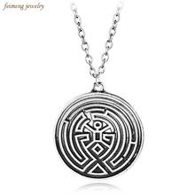 New Arrivals Westworld Necklace Western World Maze Pendant Necklace Vintage Movie Jewelry Alloy Necklace for Women Men Gifts 2024 - buy cheap