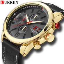 Reloj CURREN de lujo de marca superior para hombre, reloj de pulsera deportivo militar a la moda, cronógrafo de negocios, reloj impermeable, reloj Masculino 2024 - compra barato