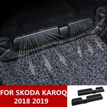 For SKODA KAROQ 2018 2019 Under Seat Air Vent Outlet Conditioning Protective Cove Interior decoration Auto Accessories 2024 - buy cheap